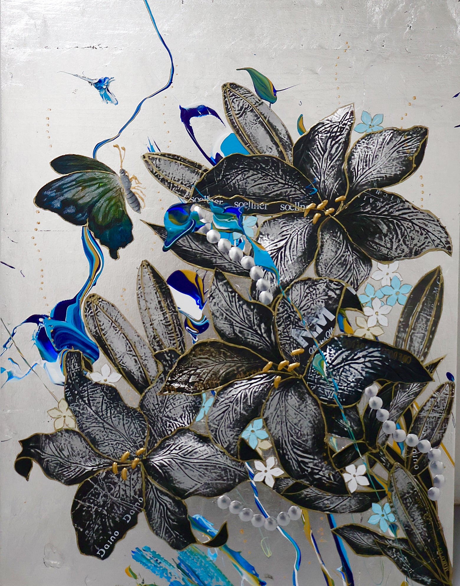 Residual Garden  /silver,blue