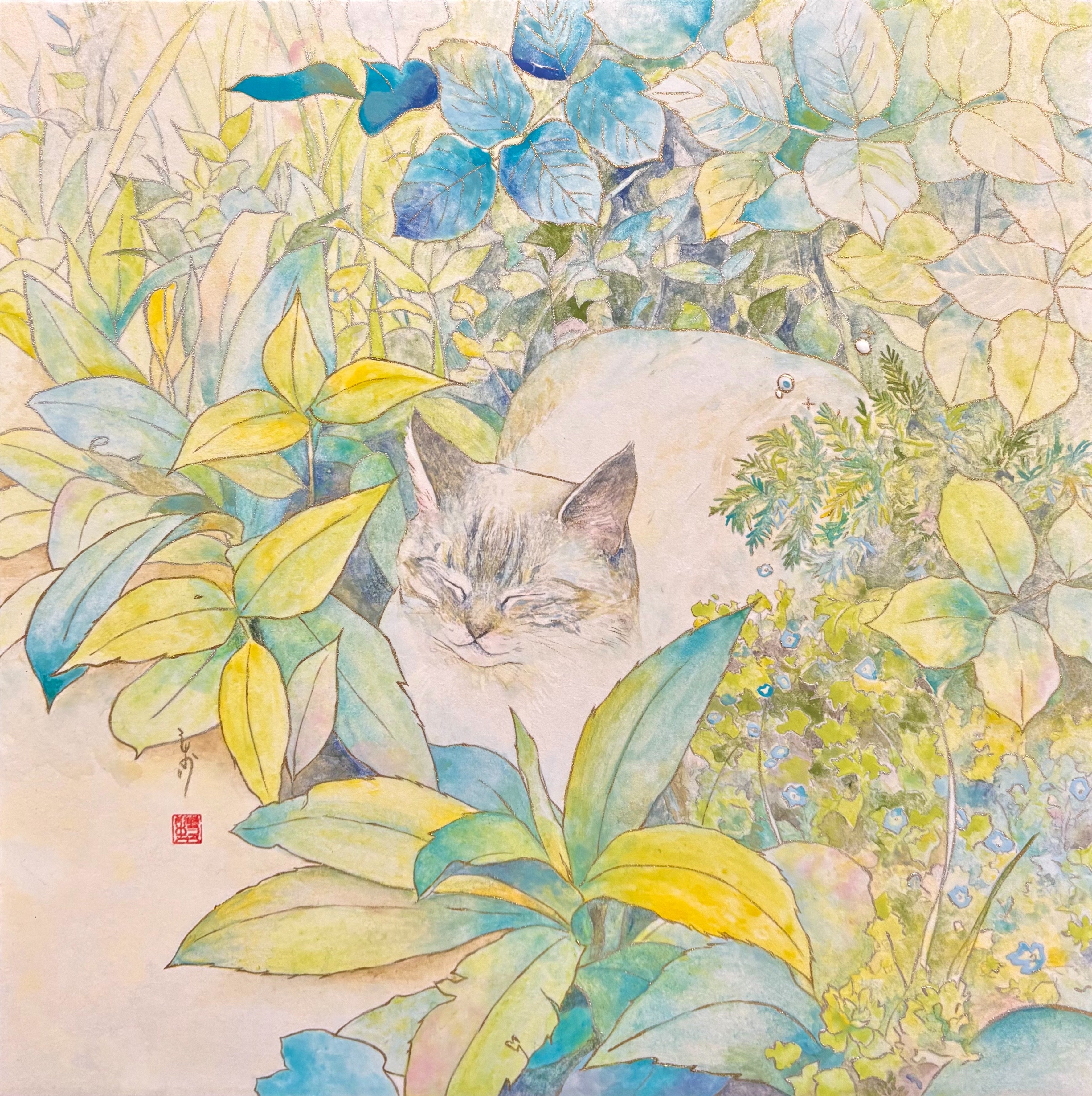 ｢猫に夏風｣(なつかぜ)